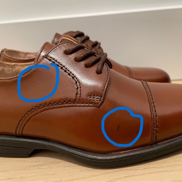 Florsheim Reveal Jr. - Boys Cap Toe Oxford - Size 10 Toddler - Picture 5 of 5